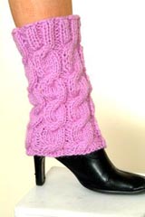 Pattern- Plymouth Yarn Baby Alpaca Grande Cabled Scarf And Leg Warmers