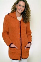Pattern- Plymouth Yarn Alpaca Boucle Coat