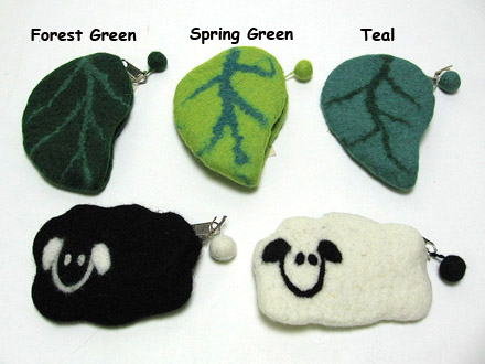 Frabjous Fibers Notion Bags, Sheep/Leaf